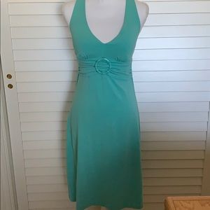 Tommy Bahama Aqua color XXS cross back dress